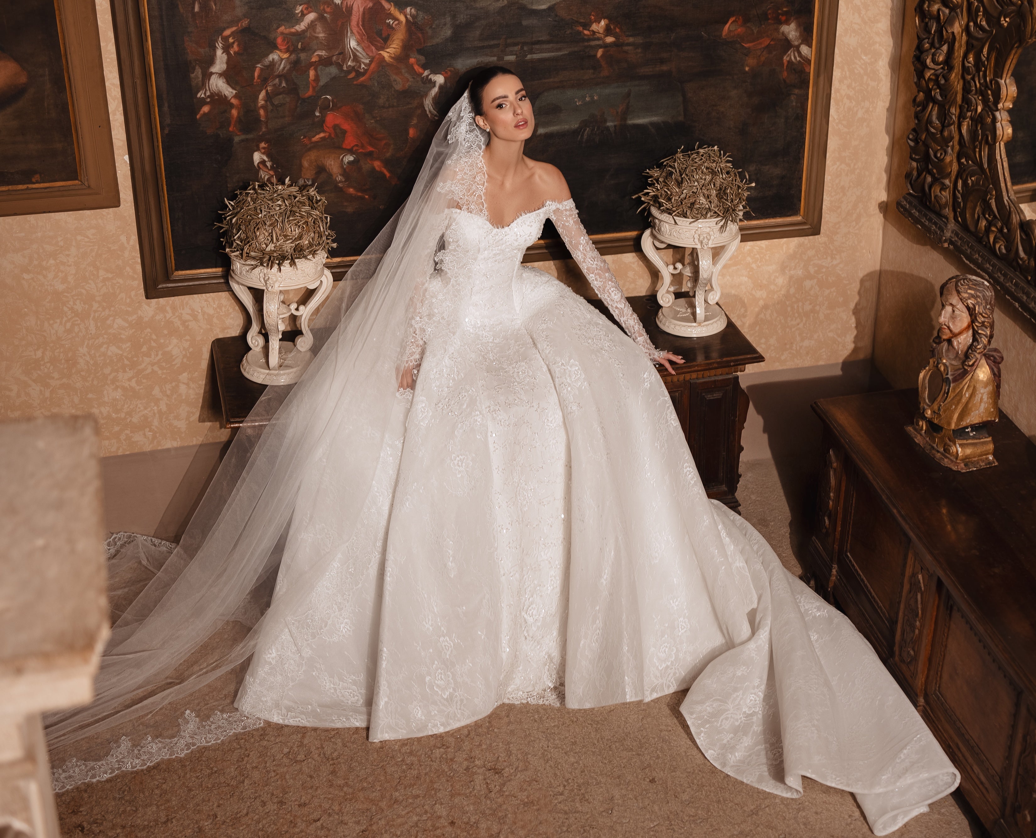 Wedding_Dress_Bridal_Gown_Accessories_Top_Los_Angeles_ForLove_Bridal-Sima-Couture-Elysee-Bridal-Collective-La-Premiere-Randy-Fenoli-Inbal-Dror-Anne-Barge-Berta-Muse-Sophia-Tolli-Mariana-Hardwick-Oksana-Mukha-Dovita-Plunge-Neckline-Sparkle-Multi-Layer-Tulle-Skirt-Aline-Couture-