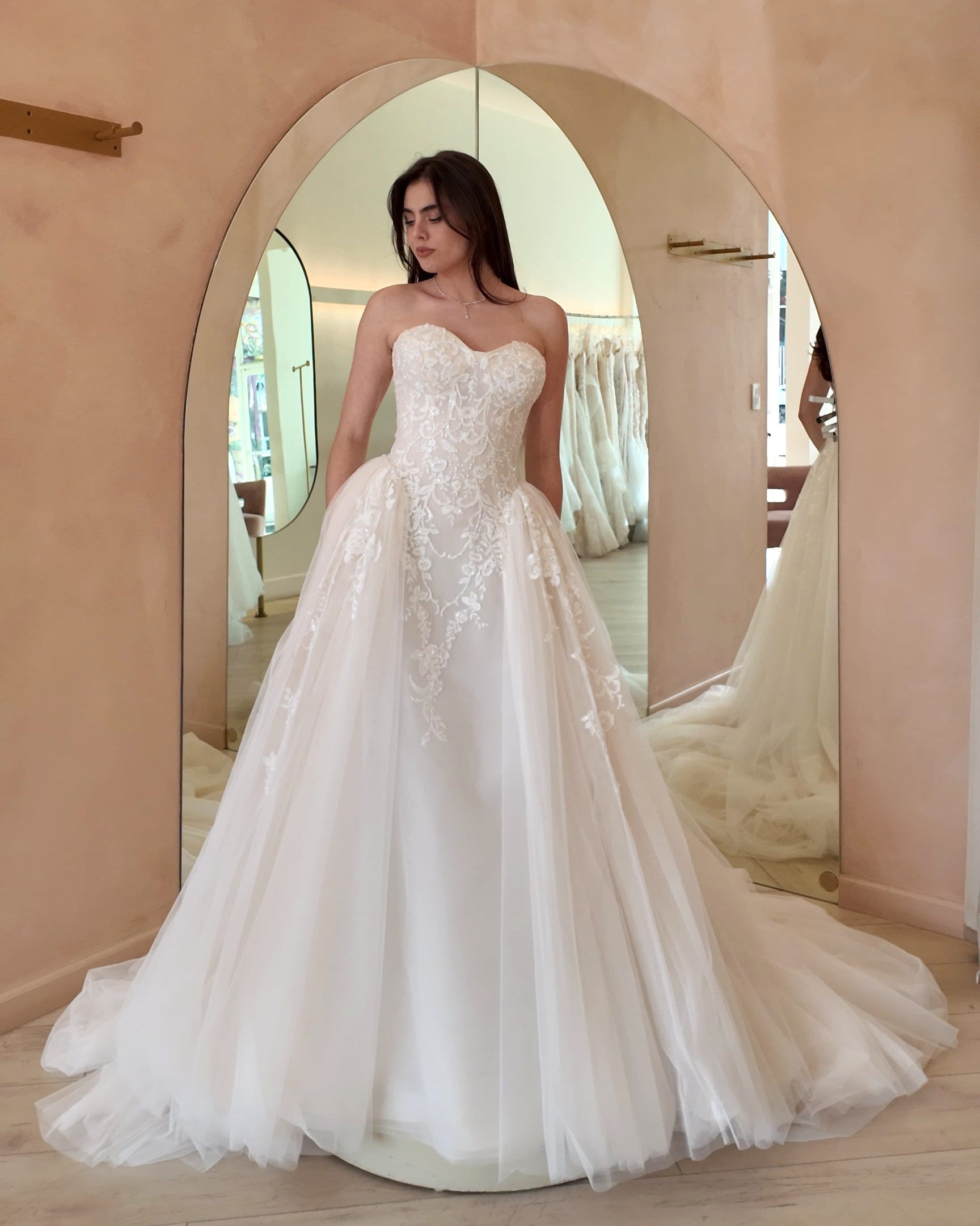 Wedding_Dress_Bridal_Gown_Accessories_Top_Los_Angeles_ForLove_Bridal-Sima-Couture-Elysee-Bridal-Collective-La-Premiere-Randy-Fenoli-Inbal-Dror-Anne-Barge-Berta-Muse-Sophia-Tolli-Mariana-Hardwick-Oksana-Mukha-Dovita-Plunge-Neckline-Sparkle-Multi-Layer-Tulle-Skirt-Aline-Couture-