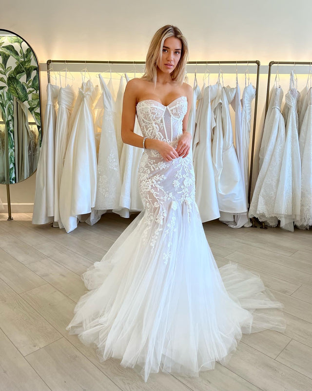 40 Dream Wedding Gowns For Every Bride In 2019 | Sheer wedding dress, Wedding  dresses, Dream wedding dresses